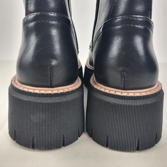 Dolce Vita Women's Glisten Lug Sole Lace Up Combat Boots Black Size 6.5 - Picture 9 of 11